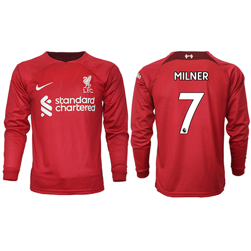 Dres Liverpool James Milner #7 Domaci 2022-23 Dugi Rukav